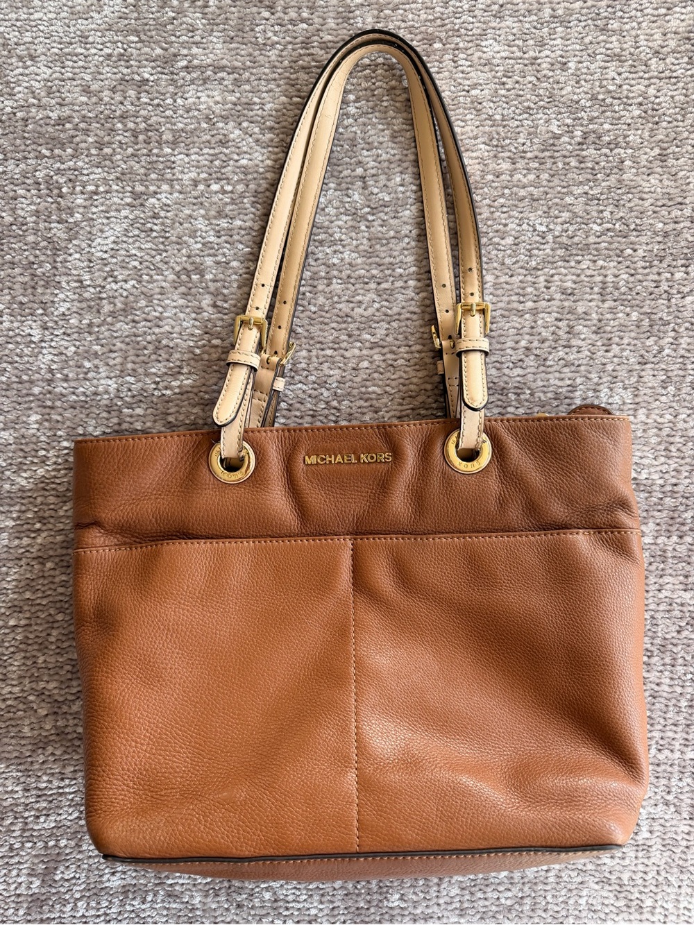 Michael Kors Bedford Leather Pocket Tote
